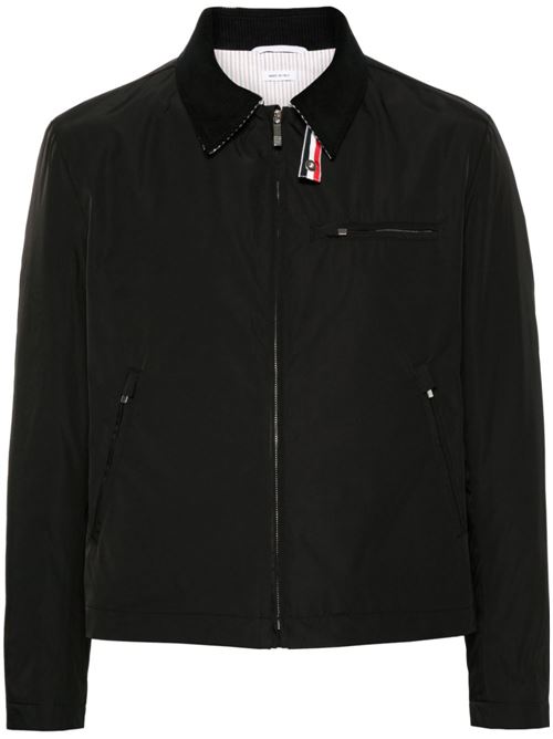 Jacket with logo THOM BROWNE | MJO221C07110001